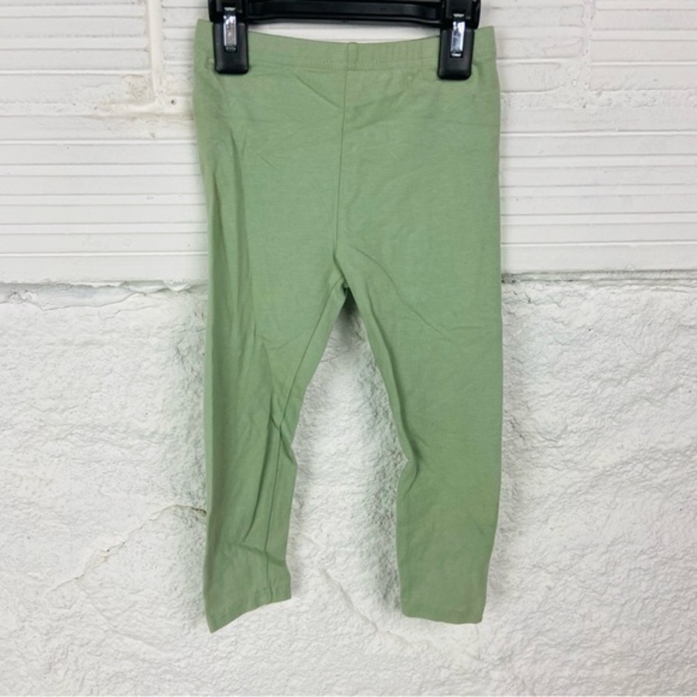 SHEIN Kids Sage Green stretch Leggings size 4